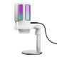 Trust GXT 238W Auron Gris, Blanco Micrófono para crear podcasts